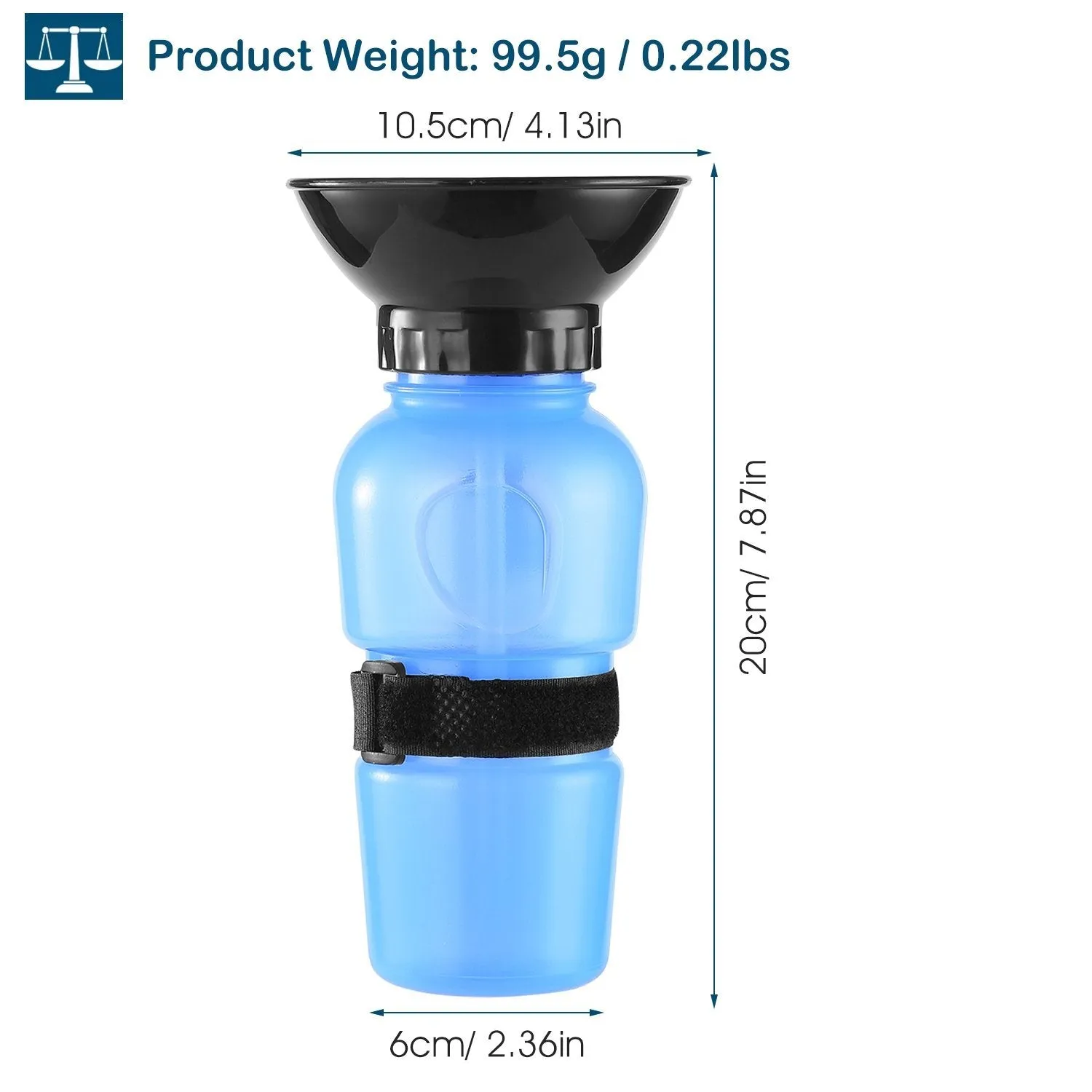 500ml Pet Water Bottle Portable Water Cup