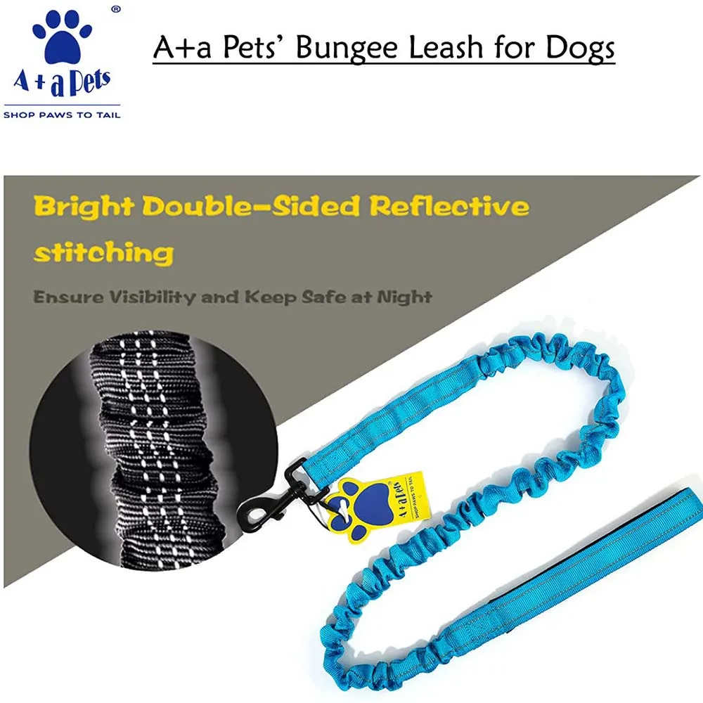 A a Pets' Heavy Duty Bungee Leash - Brown