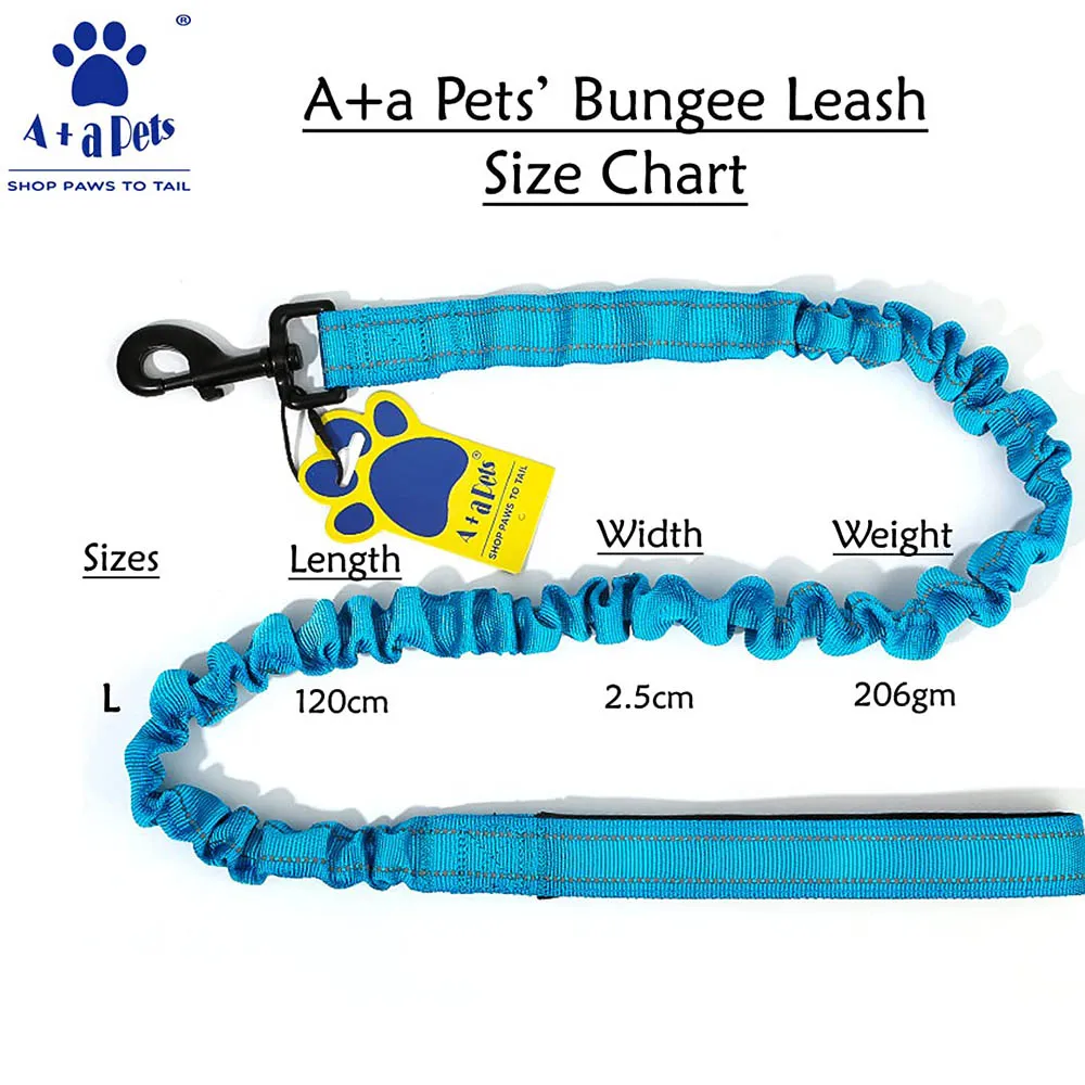 A a Pets' Heavy Duty Bungee Leash - Brown