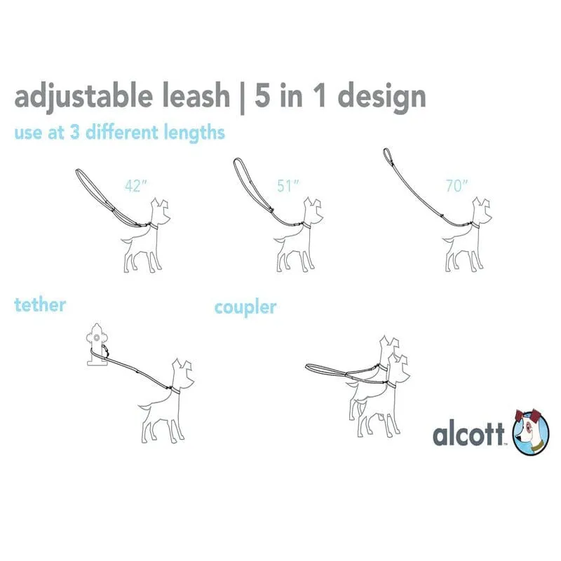 Adjustable Leash With Reflective Stitching