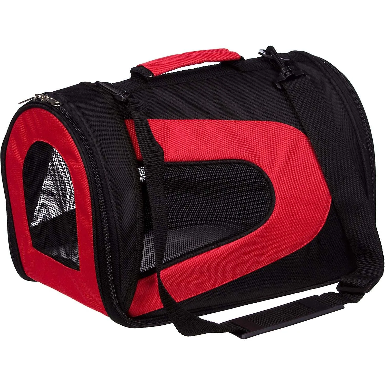 Airline-approved folding pet carrier with adjustable strap. Explorer