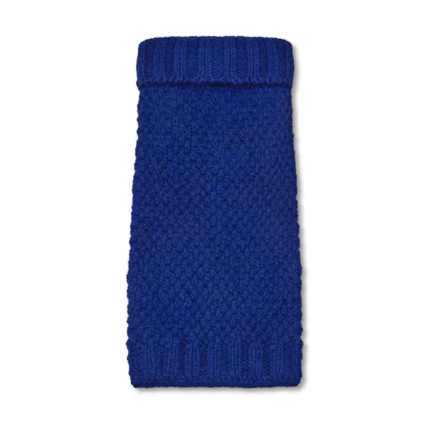 Allen Bobble Royal Blue Hand knitted Designer Wool Dog Jumper