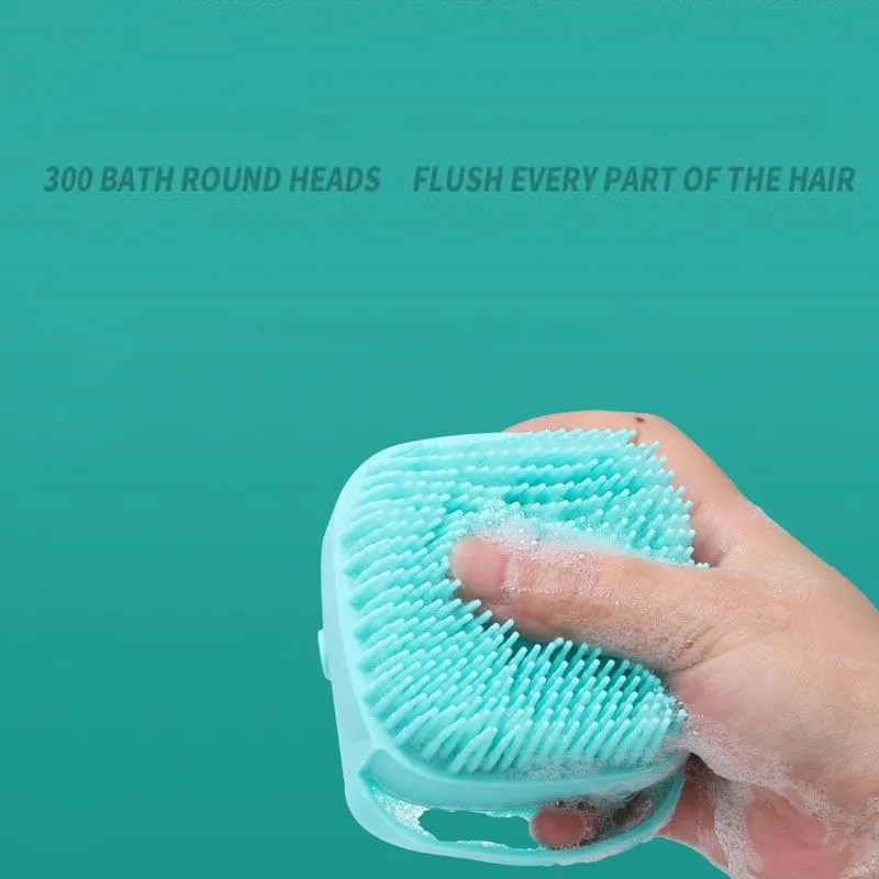 Bathroom Dog Bath Brush Massage Gloves Soft Safety Silicone Comb