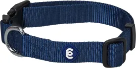 Blueberry Pet Essentials Dog Collar | Adjustable Girl Dog Collars for Medium Dogs | True Navy Puppy Collar | Classic Nylon Dog Collars for Small Dogs | Pet Accessories