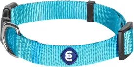 Blueberry Pet Essentials Turquoise X-Small Dog Collar for Boys | Adjustable Eco-Friendly Nylon with Quick Release | Stylish Dog Collars for Small Dogs|Neck Size 8"-11"