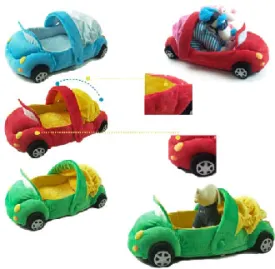 Both Character Convertible Car Pet Bed - Blue