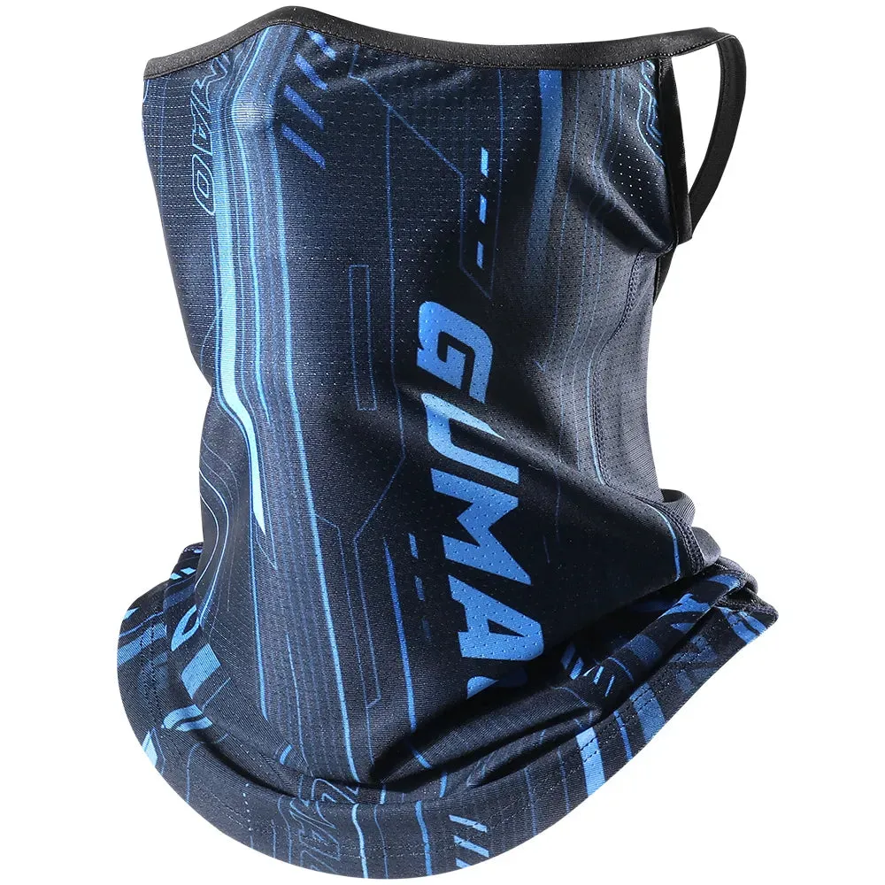 Breathable Bandana Hanging Ear Face Mask Cover Cycling Men Women Ice Cool Outdoor Sports Hiking Bicycle Neck Gaiter Scarf Summer