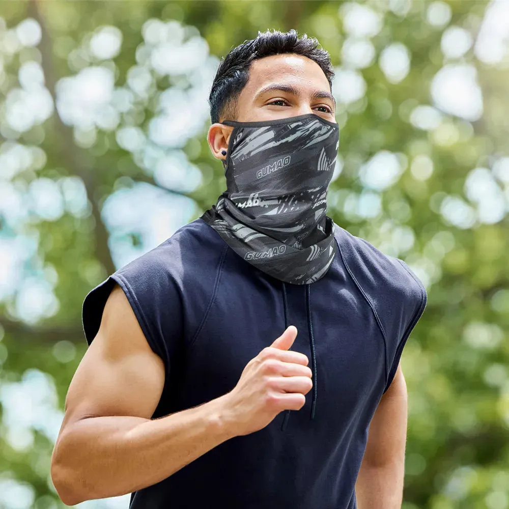 Breathable Bandana Hanging Ear Face Mask Cover Cycling Men Women Ice Cool Outdoor Sports Hiking Bicycle Neck Gaiter Scarf Summer