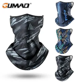 Breathable Bandana Hanging Ear Face Mask Cover Cycling Men Women Ice Cool Outdoor Sports Hiking Bicycle Neck Gaiter Scarf Summer
