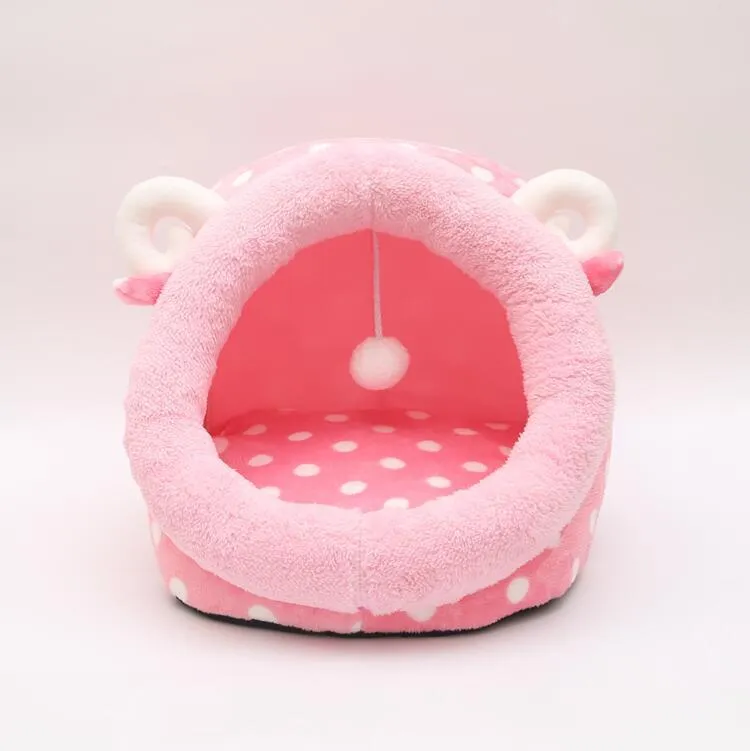 Cat Bed Indoor Soft Cats Houses Warm Cozy Cushion Bag