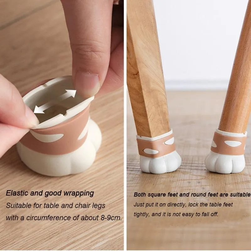 Cat Paw Chair Leg Caps