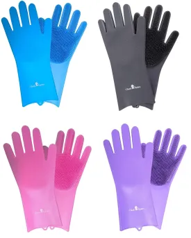 Classic Equine Horse Grooming Equestrian Pet Wash Gloves