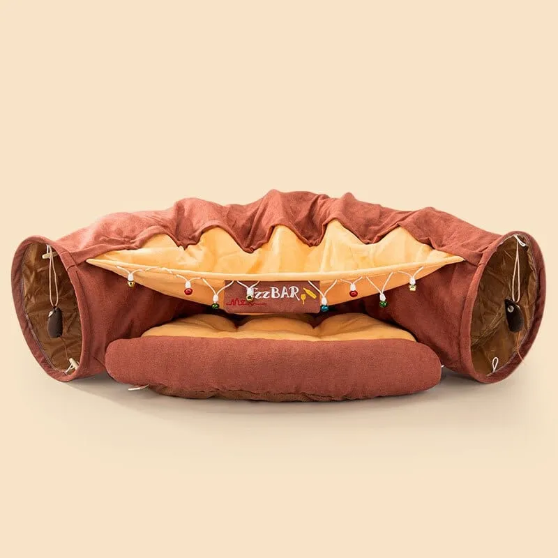 Collapsible cat tunnel