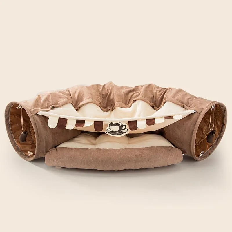 Collapsible cat tunnel