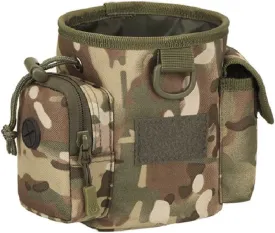 Compact Drawstring Tactical Dump Pouch Bag Dog Treat Training Pouch for Range Shooting, Hunting Airsoft Also As Training Bag for Doggie Puppy Treat Snack Pet Toys
