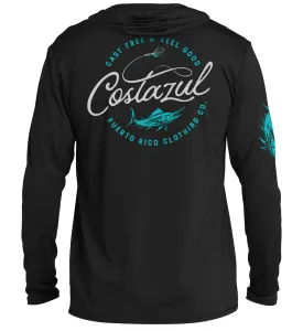 Costazul Cast Free Long Sleeve Sun Shirt - Jet Black