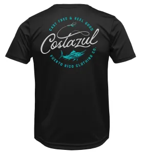 Costazul Cast Free Short Sleeve Sun Shirt - Jet Black