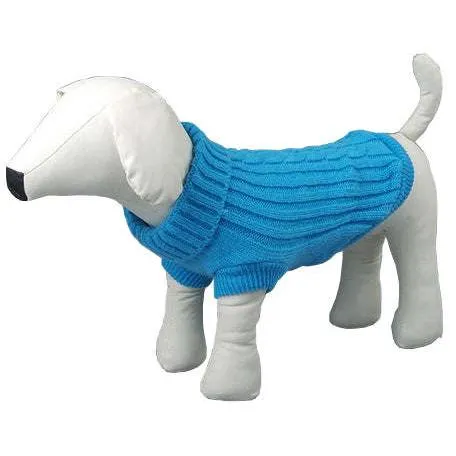 Cotton Rib-Collared Sweater