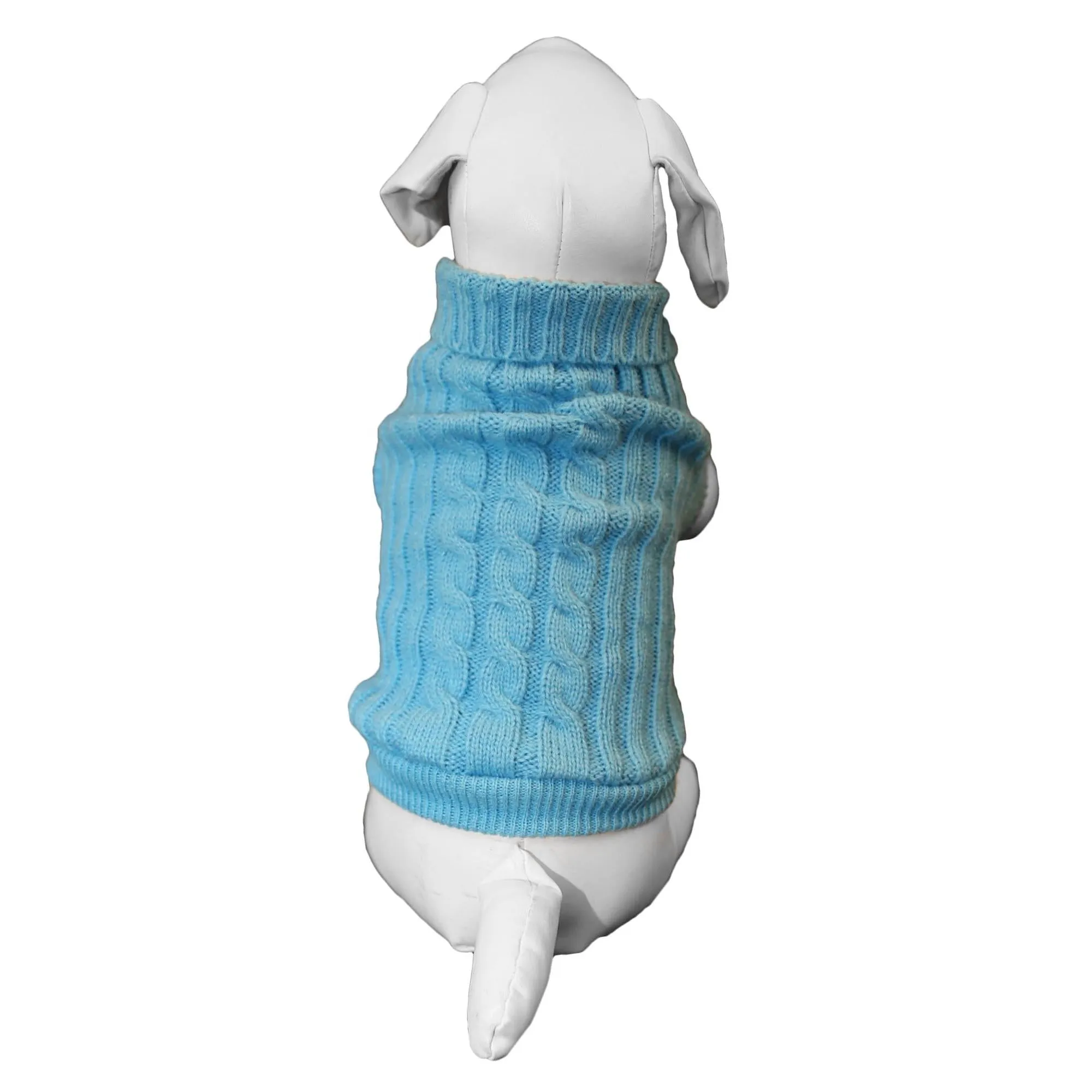 Cotton Rib-Collared Sweater