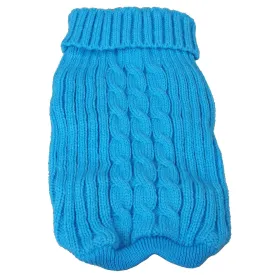 Cotton Rib-Collared Sweater
