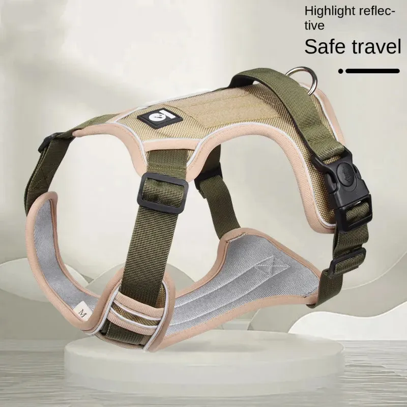 Dapper Pet: Adjustable Reflective Harness
