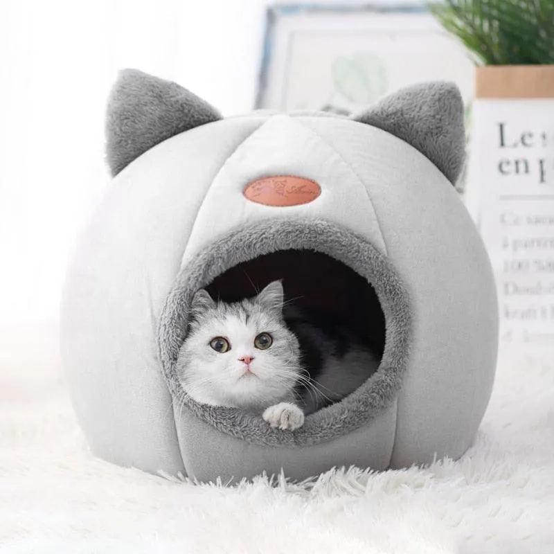Deep Sleep Comfort Cat Bed - Cozy Retreat for Your Furry Friend