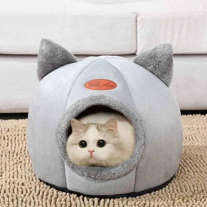 Deep Sleep Comfort Cat Bed - Cozy Retreat for Your Furry Friend