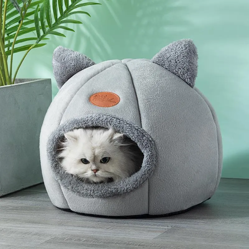 Deep Sleep Comfort Cat Bed - Cozy Retreat for Your Furry Friend