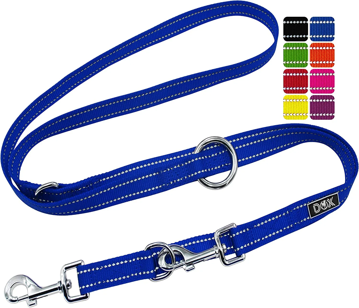 Dog Leash Nylon Reflective Adjustable 66 Ft  Many Ors  Sizes  For Small