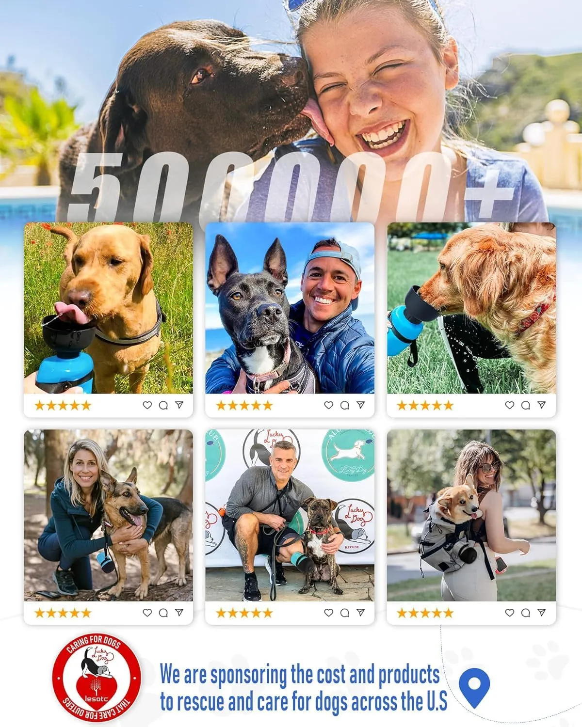 Dog Portable Water Bottle