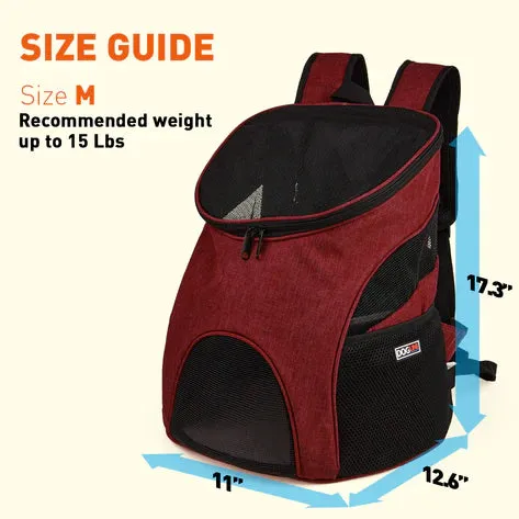 Dogline Front & Back Medium Black, Pet Carrier