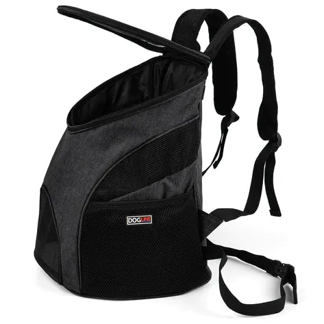 Dogline Front & Back Medium Black, Pet Carrier