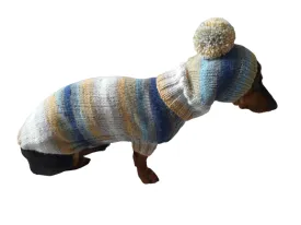 Doxie dachshund costume sweater and hat