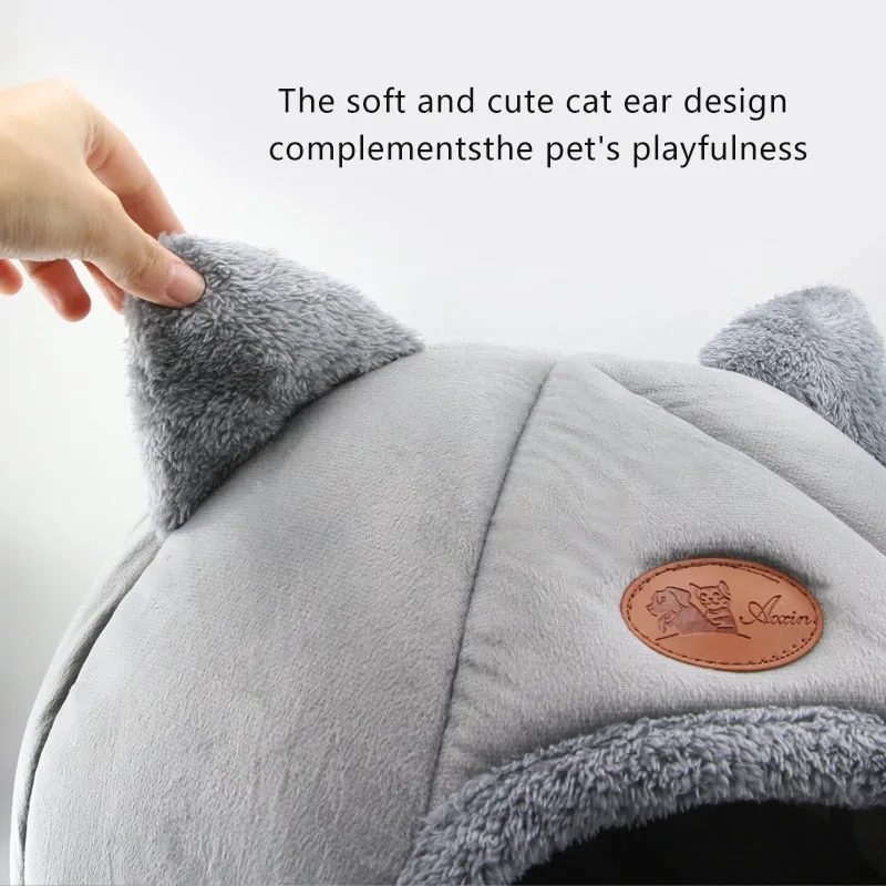 Funki Buys | Pet Beds | Cat Beds | Cozy Sweet Pink Cave House