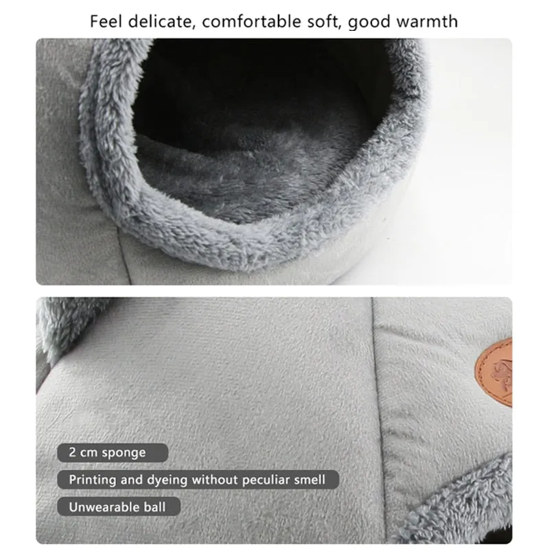 Funki Buys | Pet Beds | Cat Beds | Cozy Sweet Pink Cave House