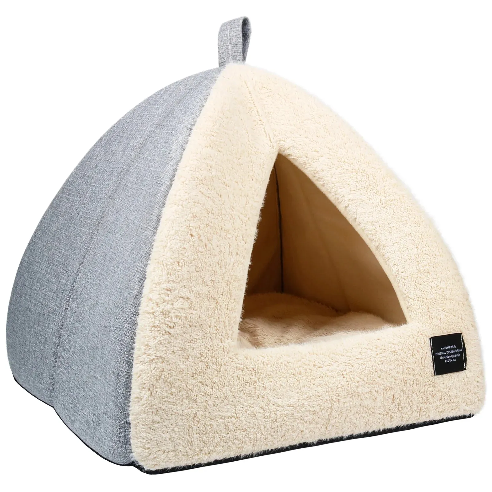 Indoor Cat Tent and Bed with Removable Washable Cushioned Pillow