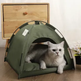 Luxury Pet Tent Bed for Cats - Cozy Winter Cushions and Accessories for Comfort and Style