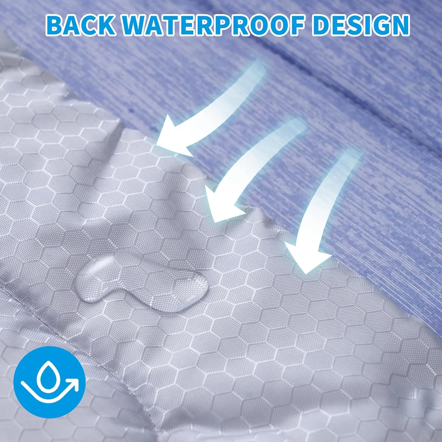 MARUNDA Dog Cooling Mat, 27" x 20" Thicken Waterproof Cooling Mat for Extra Large Dog, Q-MAX>0.5 Ice Cool Fabric-Cool on ContactEasy Washable Pet Pad in Summer