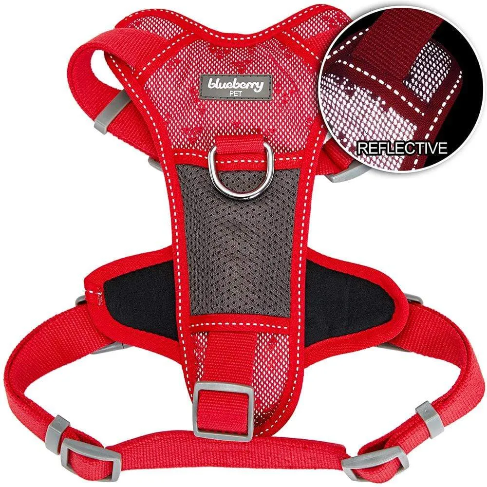 No Pull | Reflective Mesh Padded Dog Harness Vest