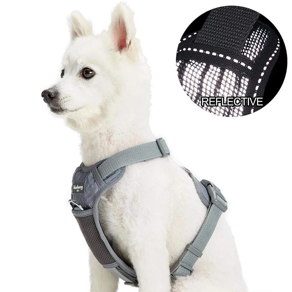 No Pull | Reflective Mesh Padded Dog Harness Vest