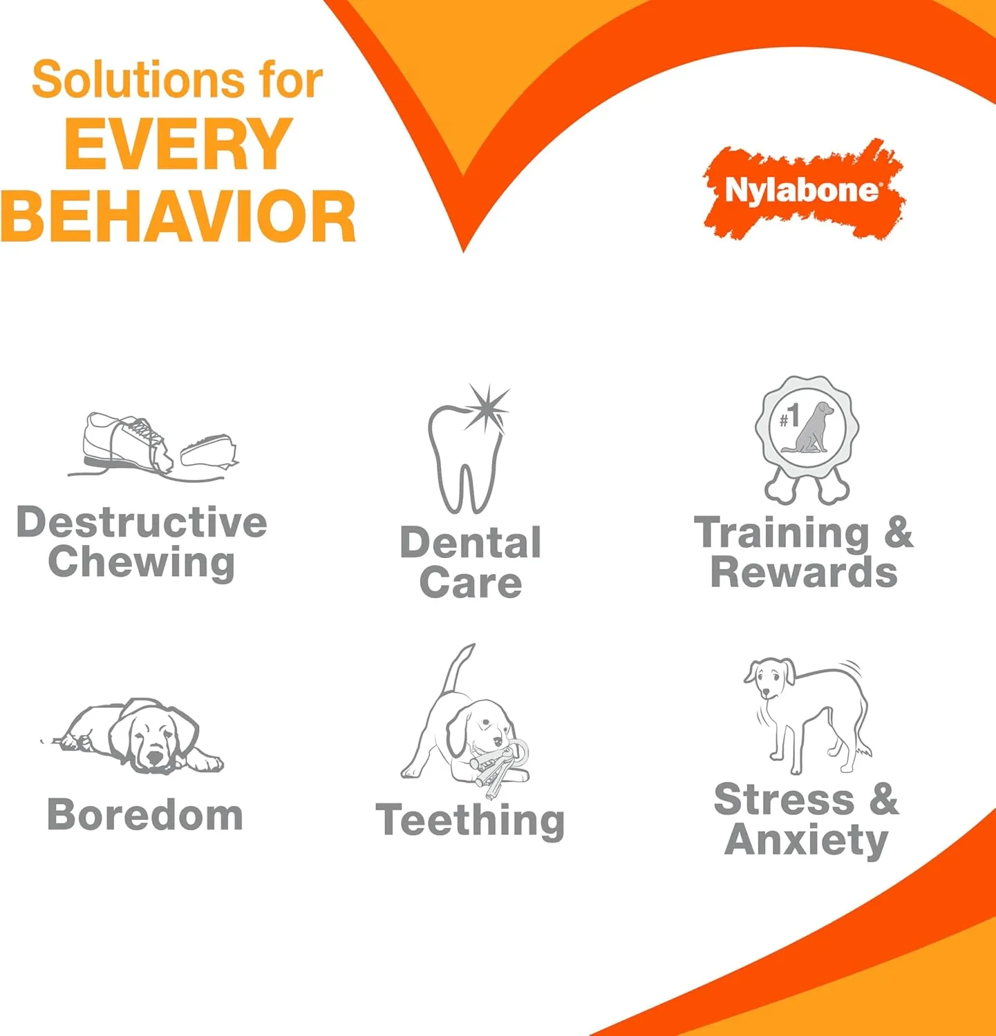 Nylabone Power Chew Toy Bundle, Cute Dog Toys for Aggressive Chewers, Filet Mignon, Cheese, and Bacon Flavors, Large Dogs - Up to 50 lbs, 3 Pack