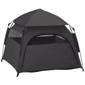 PawHut Foldable Dog Cat Tent with Waterproof Oxford Cloth, Carry Bag
