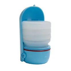 PAWS ASIA China Suppliers Dropshipping Convenient Foldable Portable Small  Pet Feeder For Drinking