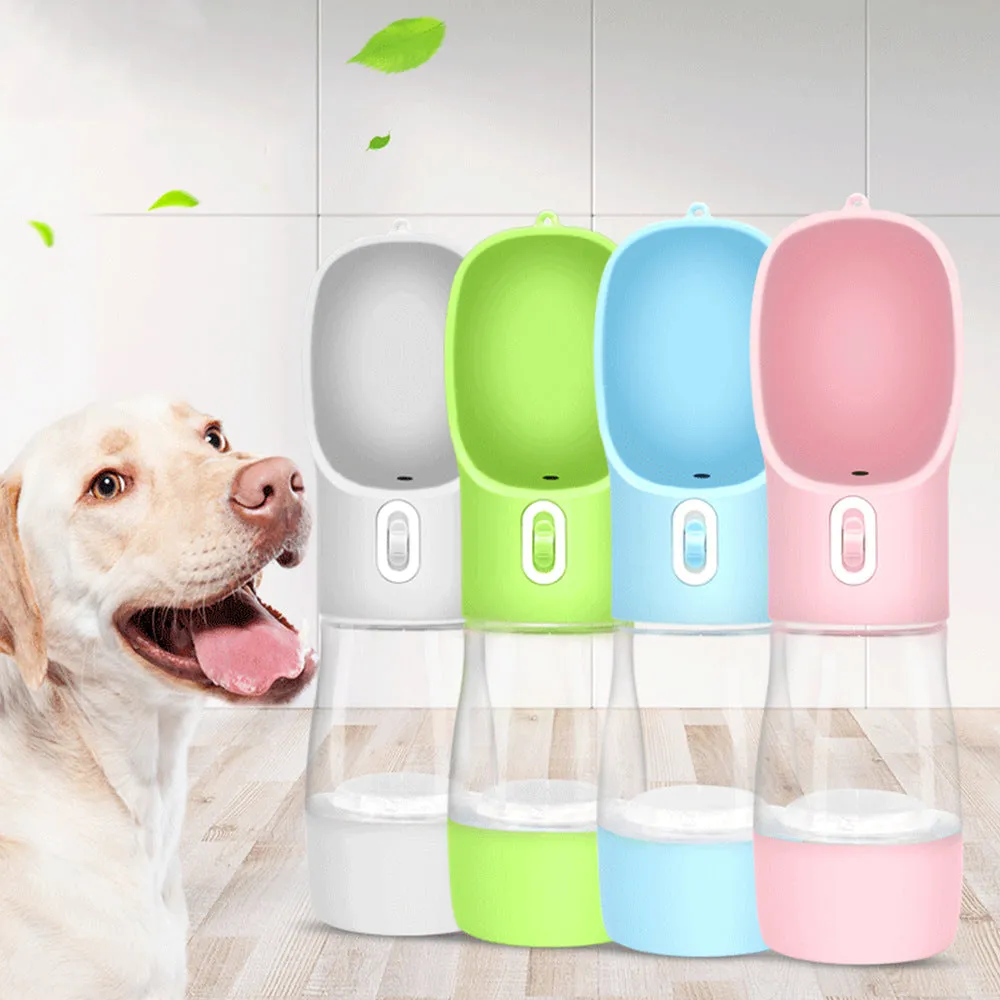 PAWS ASIA Suppliers Direct Sale Plastic Travel Multi Use Portable Dog Drink Bottle With Dog Food