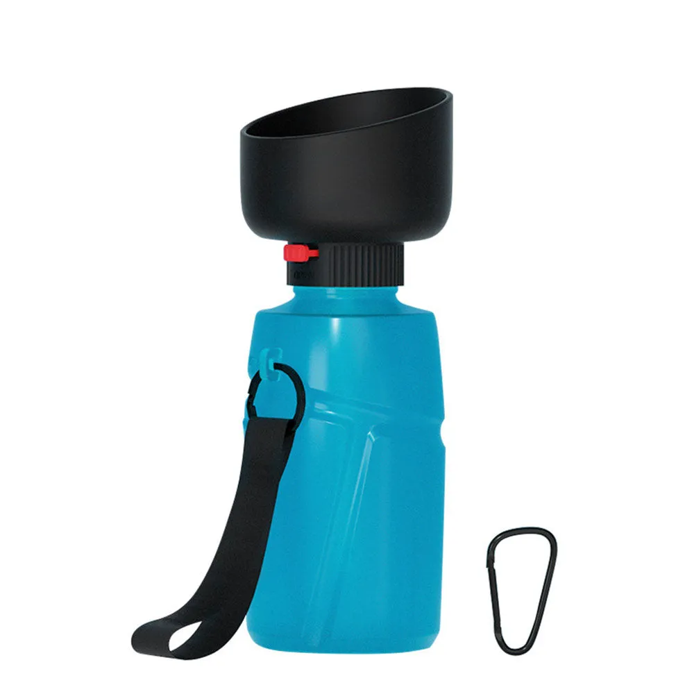 PAWS ASIA Suppliers Pet Travel Foldable Portable Feeding Dog Water Bottle Drink 600ml 500ml