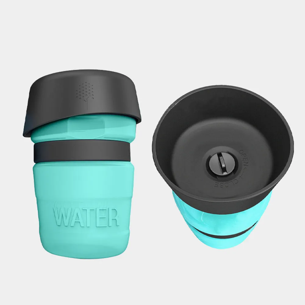 PAWS ASIA Wholesale New Silicone Travel Foldable Portable Outdoor Dog Water Bottle 520ml