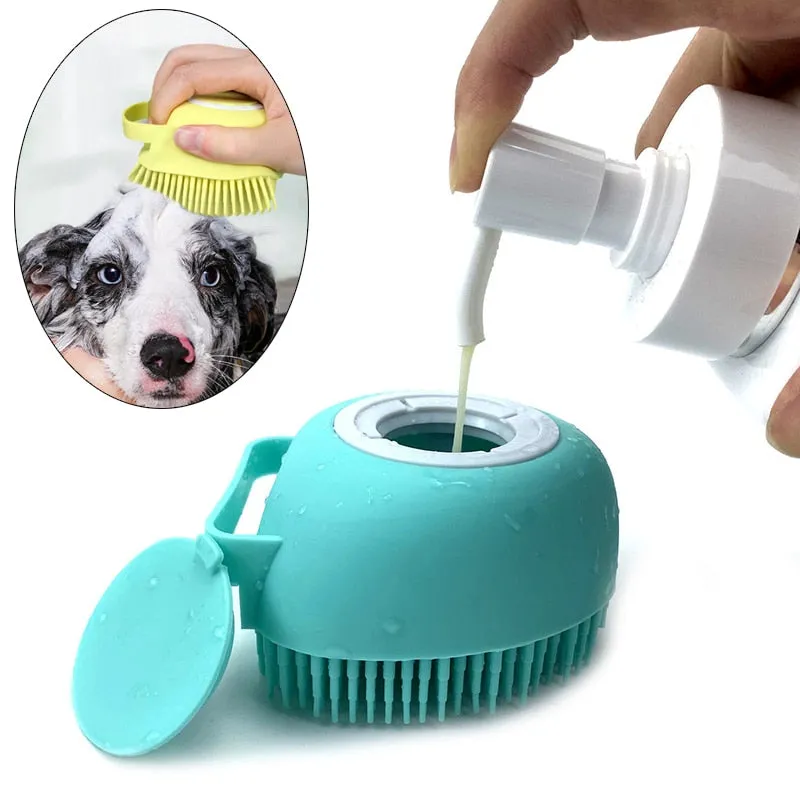 Pet Bathing Massage Gloves