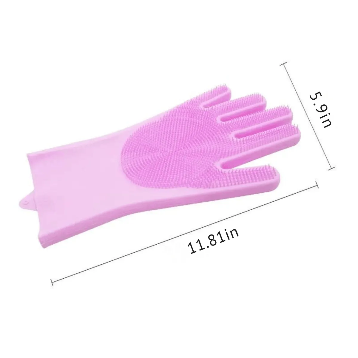 Pet Cleaning Gloves – Silicone Grooming Gloves with 3,000  Pins, Heat Resistant, for Hair Removal and Cleaning Pets or Home
