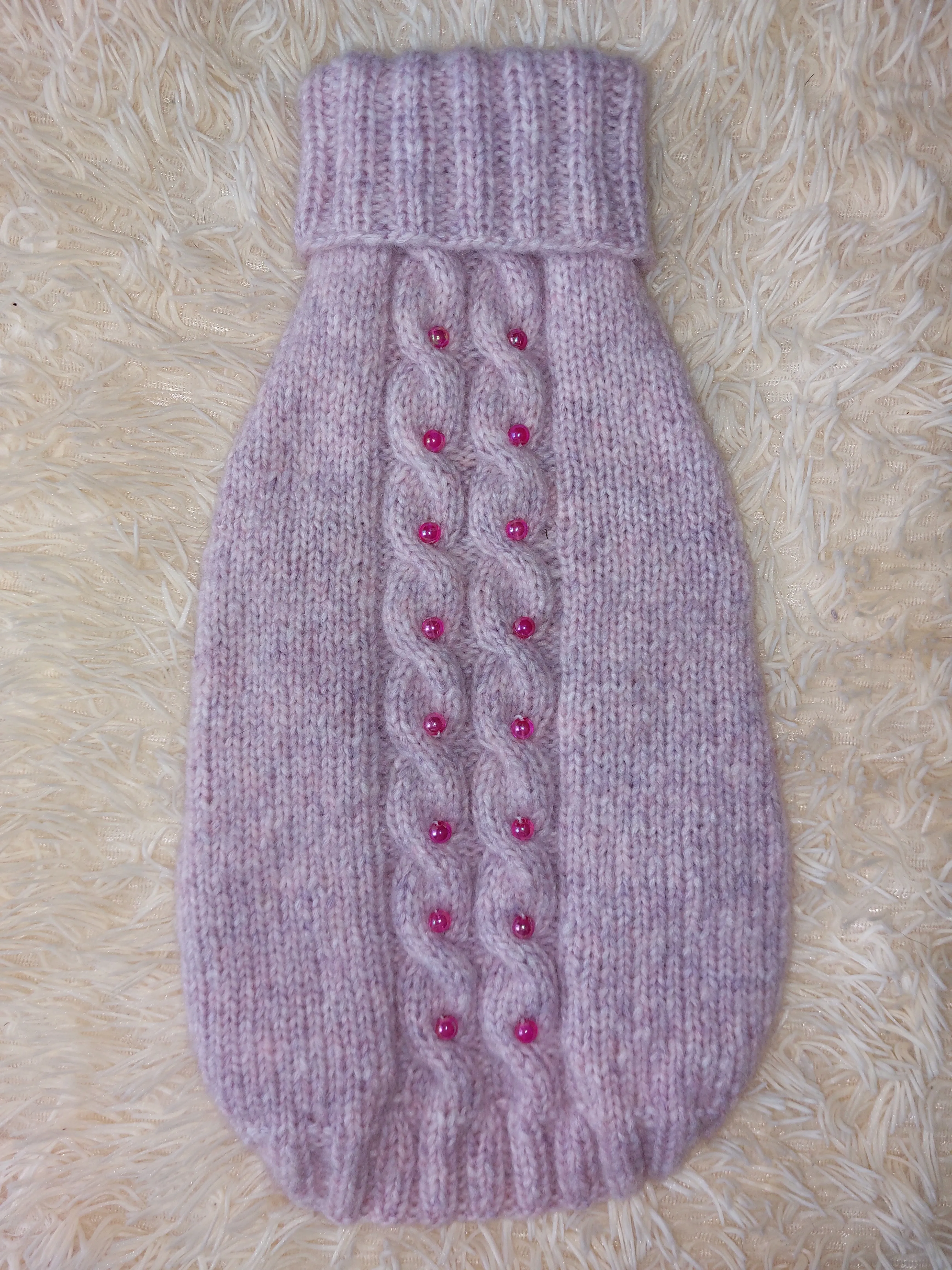 Pet clothes dog jumper with beads,holiday dog clothes,gift for pets