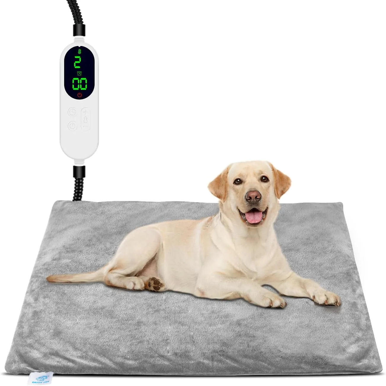 Pet Heating Pad for Cats Dogs, Electric Cat Heating Pad Indoor with Timer, 9 Level Temperature Dog Heating Pad Waterproof Heated Dog Pad Mat for Puppy Dog Cat (28.0" L x 18.0" W x 0.5" Th)